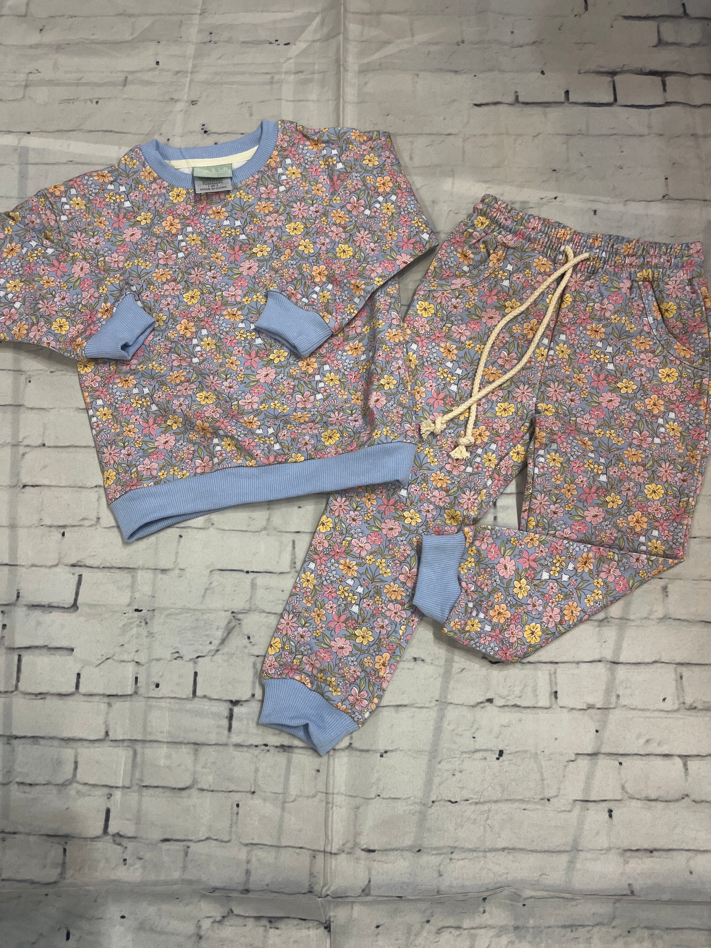 Floral jogger set