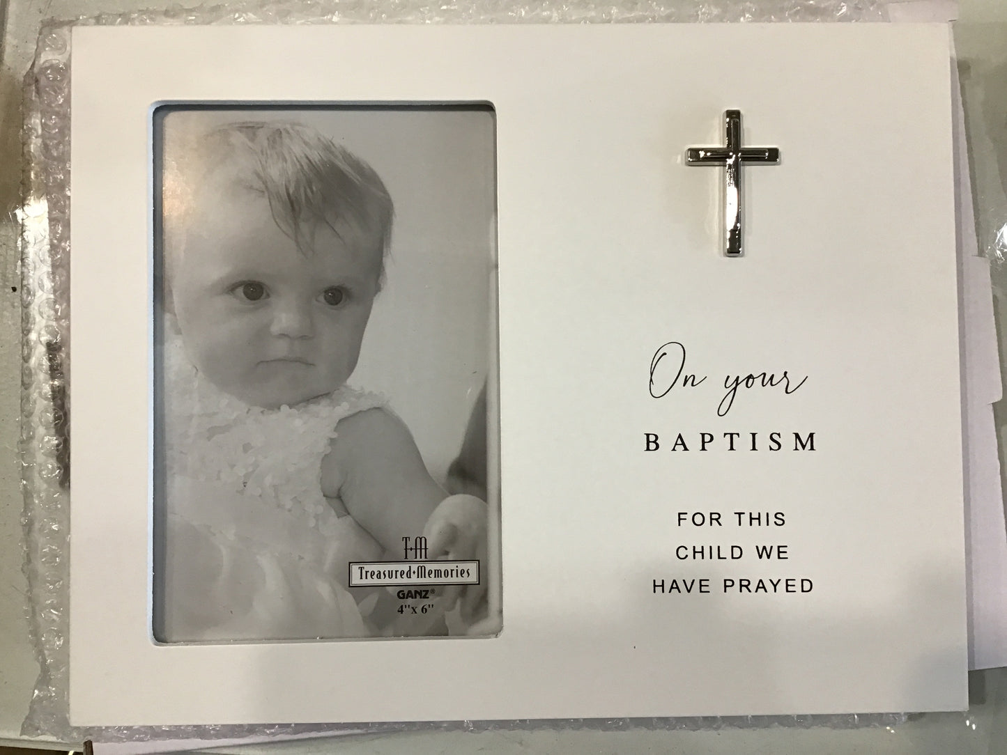 Baptism photo frame