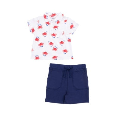 polo shirt and short sets