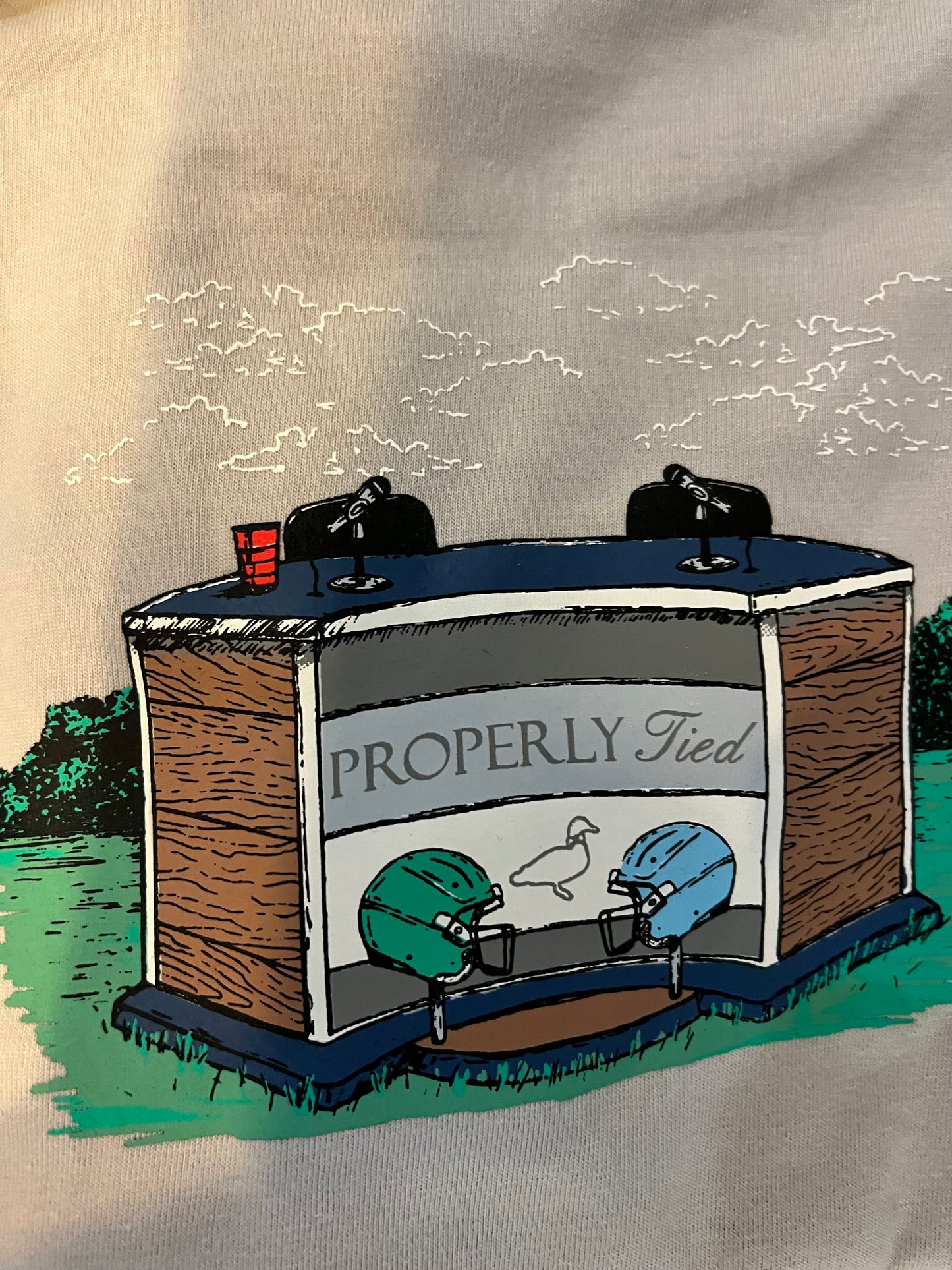 Properly tied LS shirts