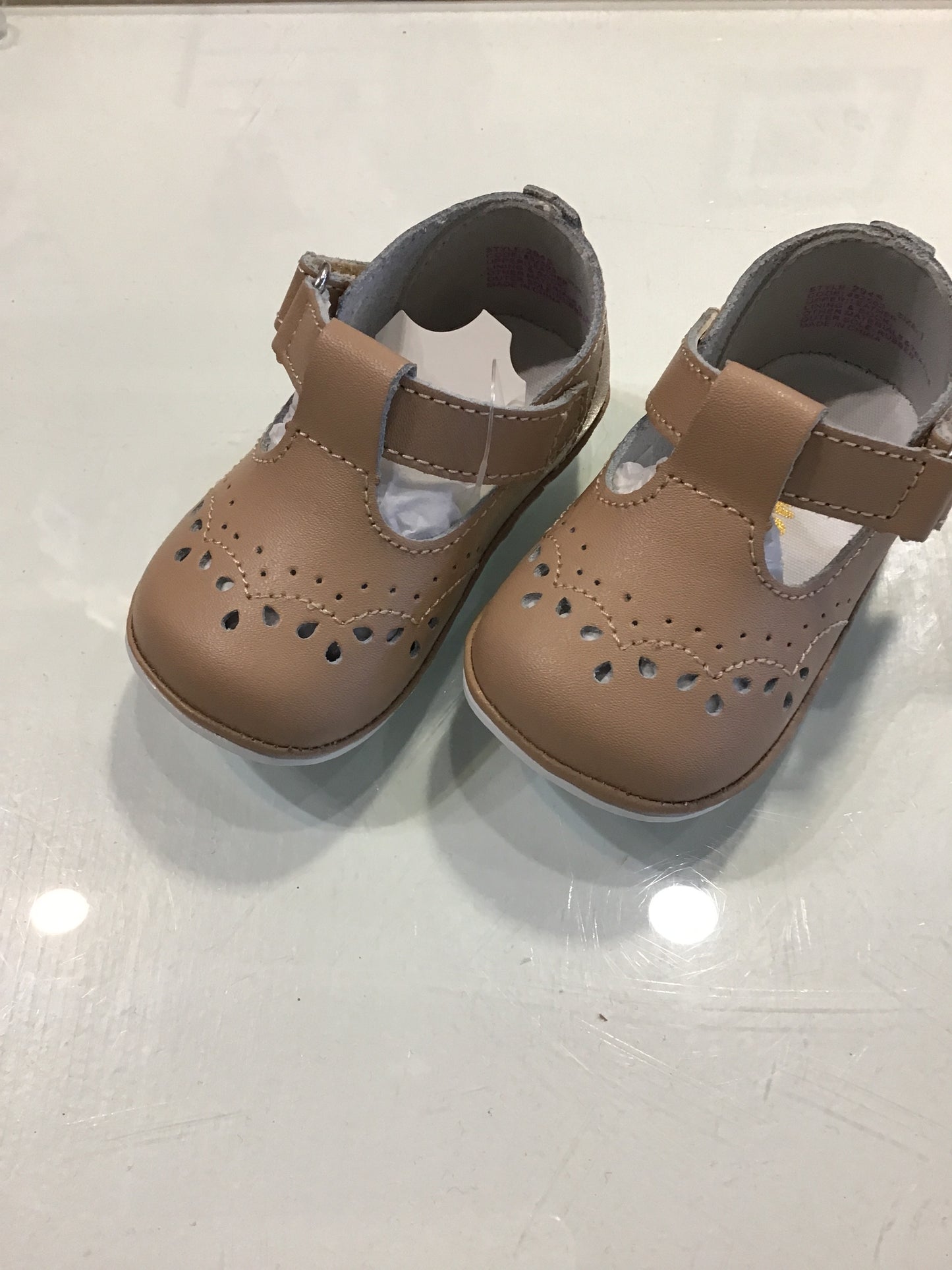 Birdie Leather T-Strap (Baby)