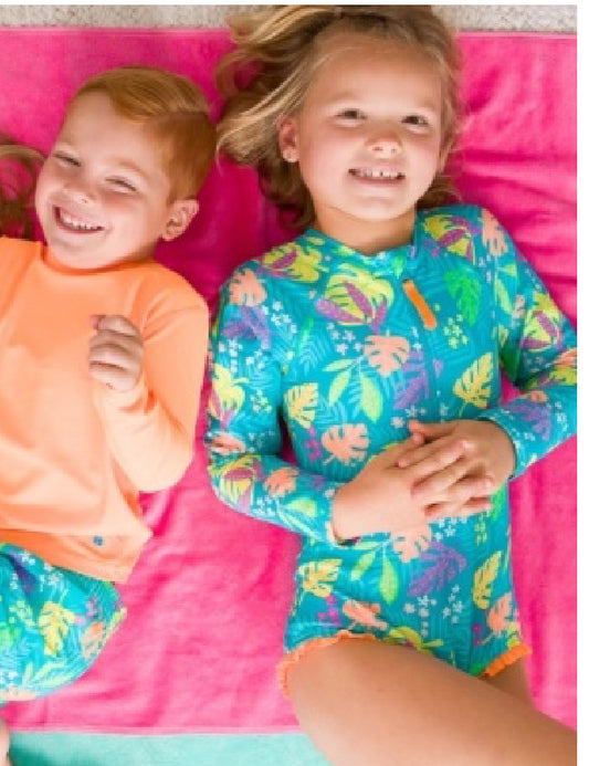 tiki vibes l/s rash guard