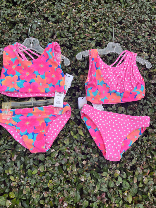 pink sun reversible bikini