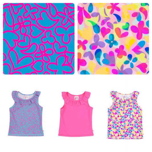 Active ruffle tank top