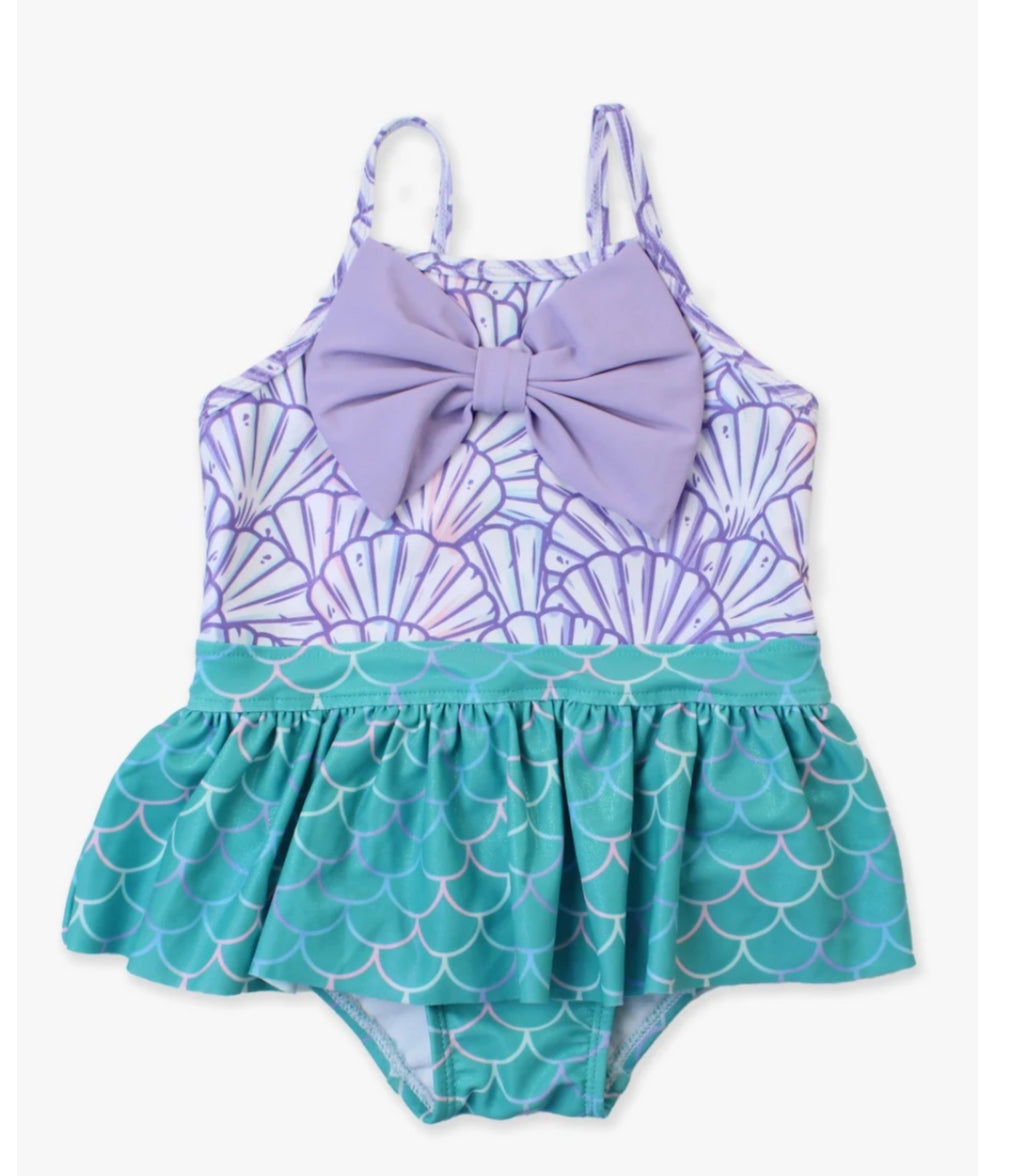 magical mermaid big bow skirted