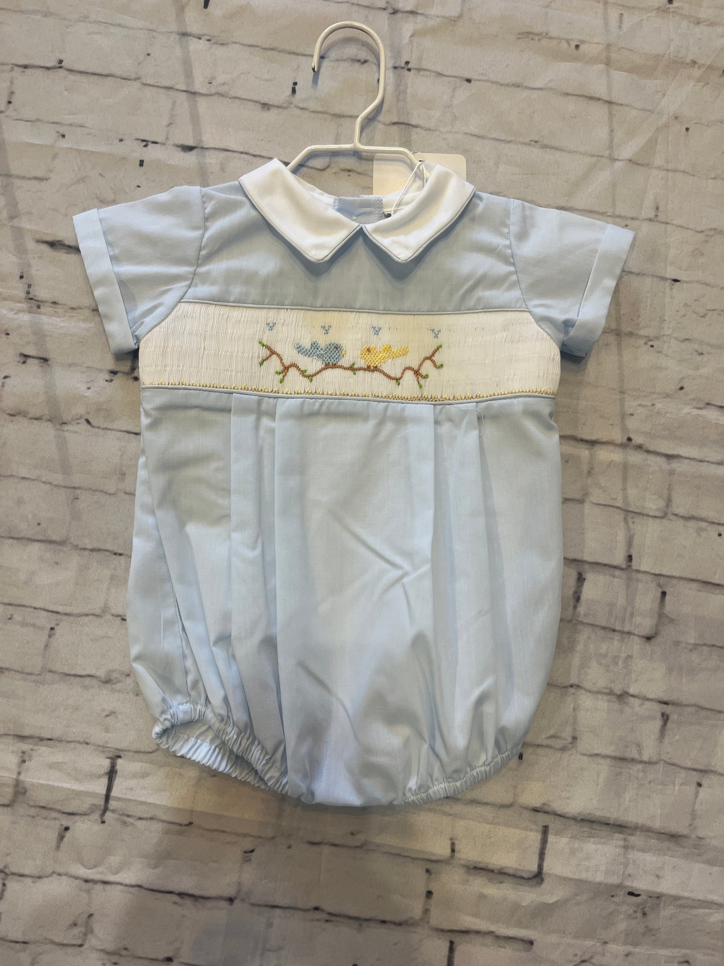 hand smocked classic romper