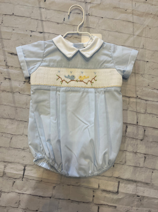 hand smocked classic romper