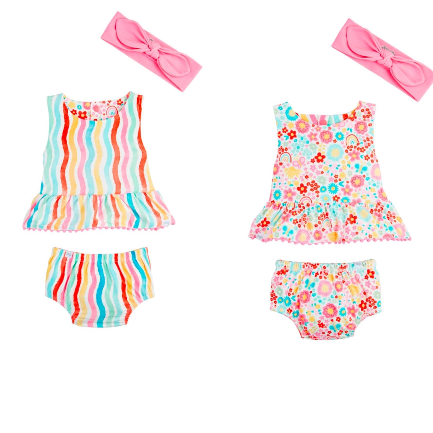 rainbow revers. w/headband