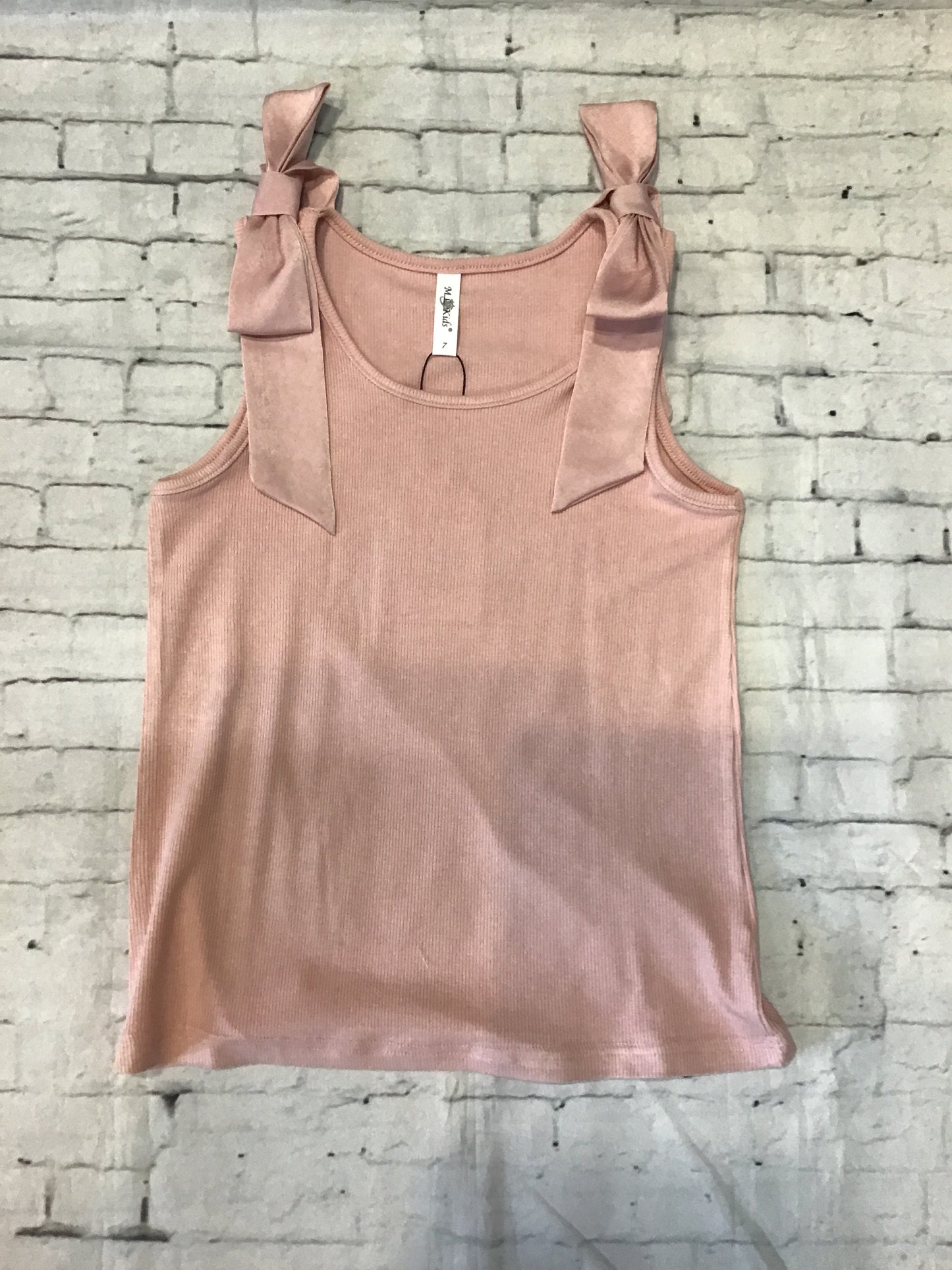 blush shoulder tank
