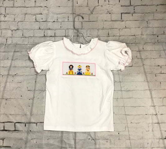 smocked princess shirt