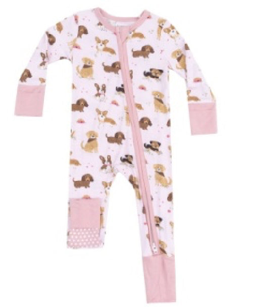 2 way zipper romper options