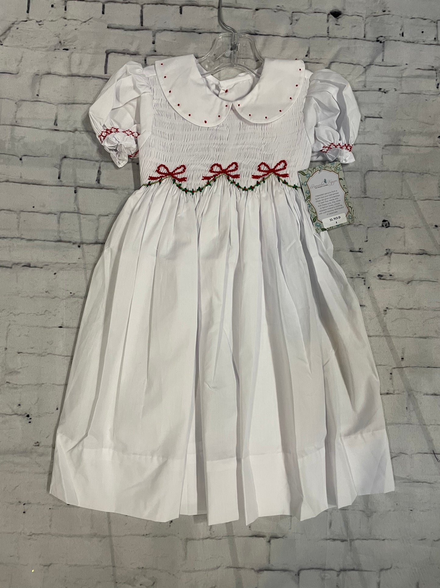 White smocked sets