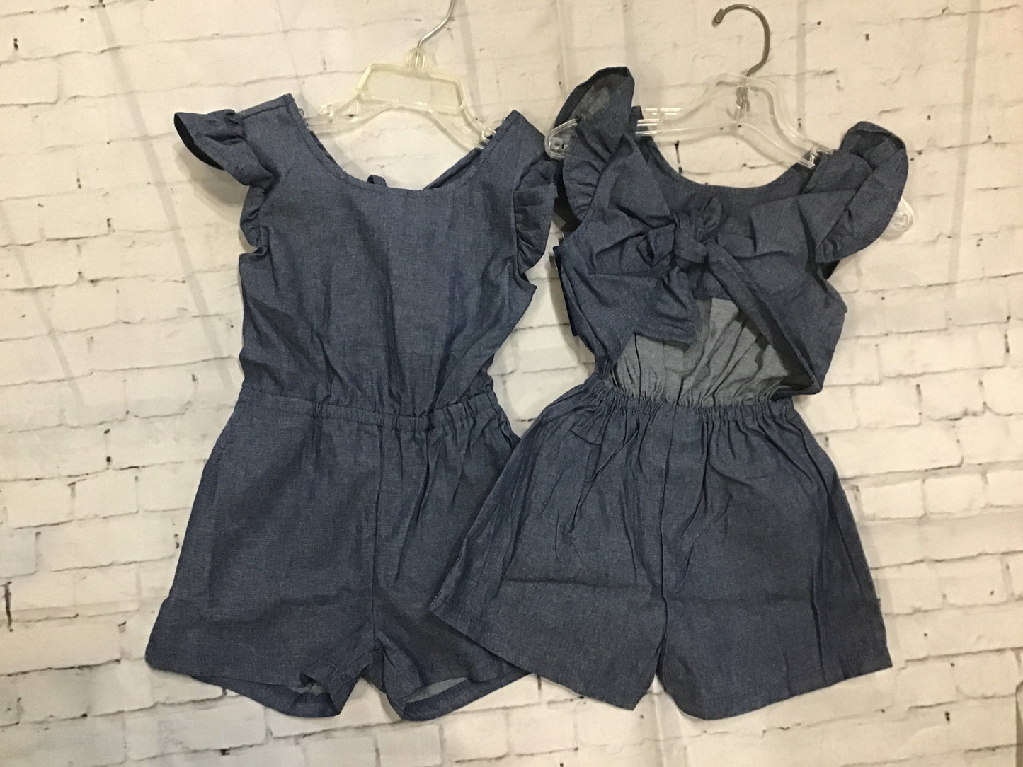 Denim Romper