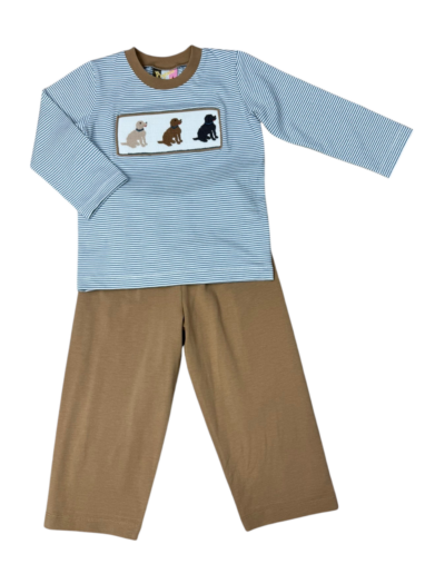 smocked lab trio sets