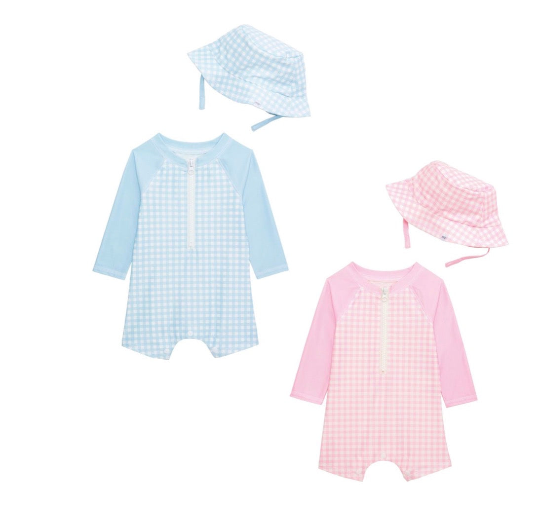 Gingham rashguard