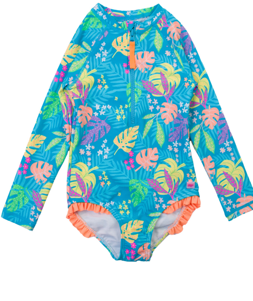 tiki vibes l/s rash guard