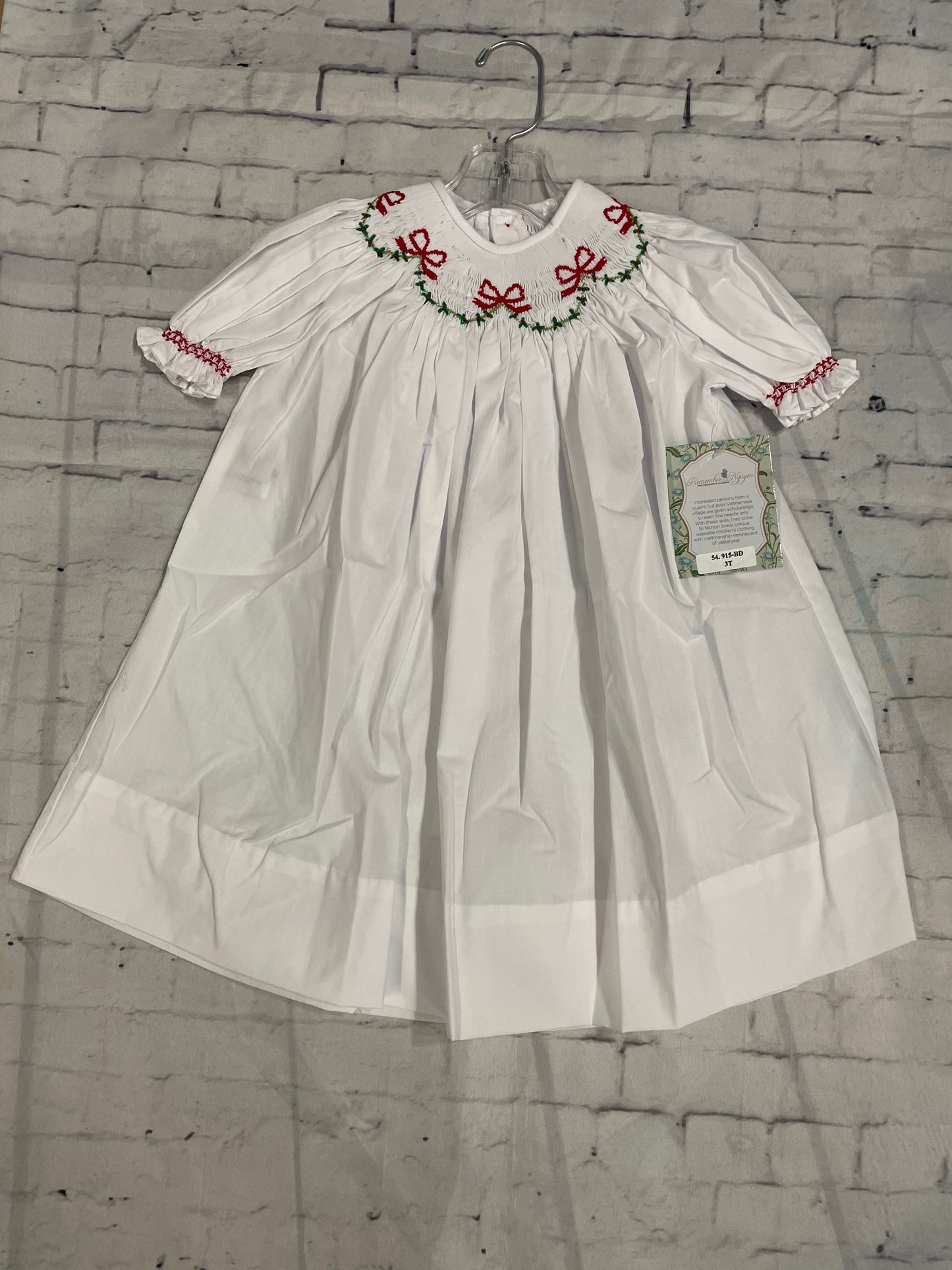 White smocked sets