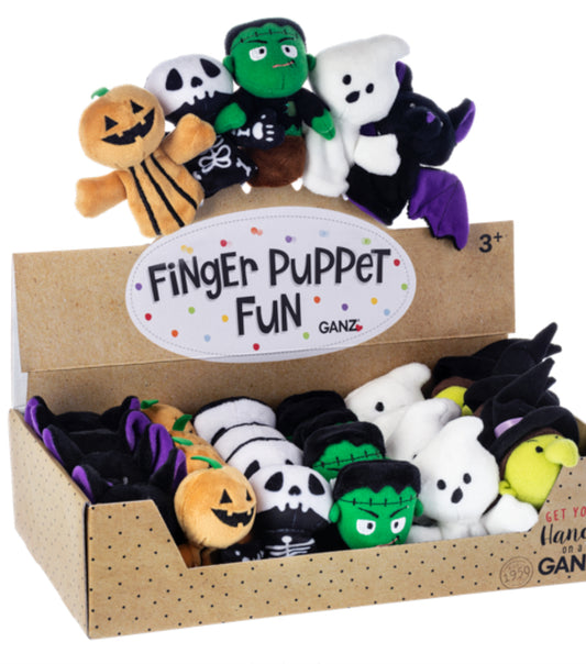 Spooky finger puppets