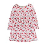 festive floral dress