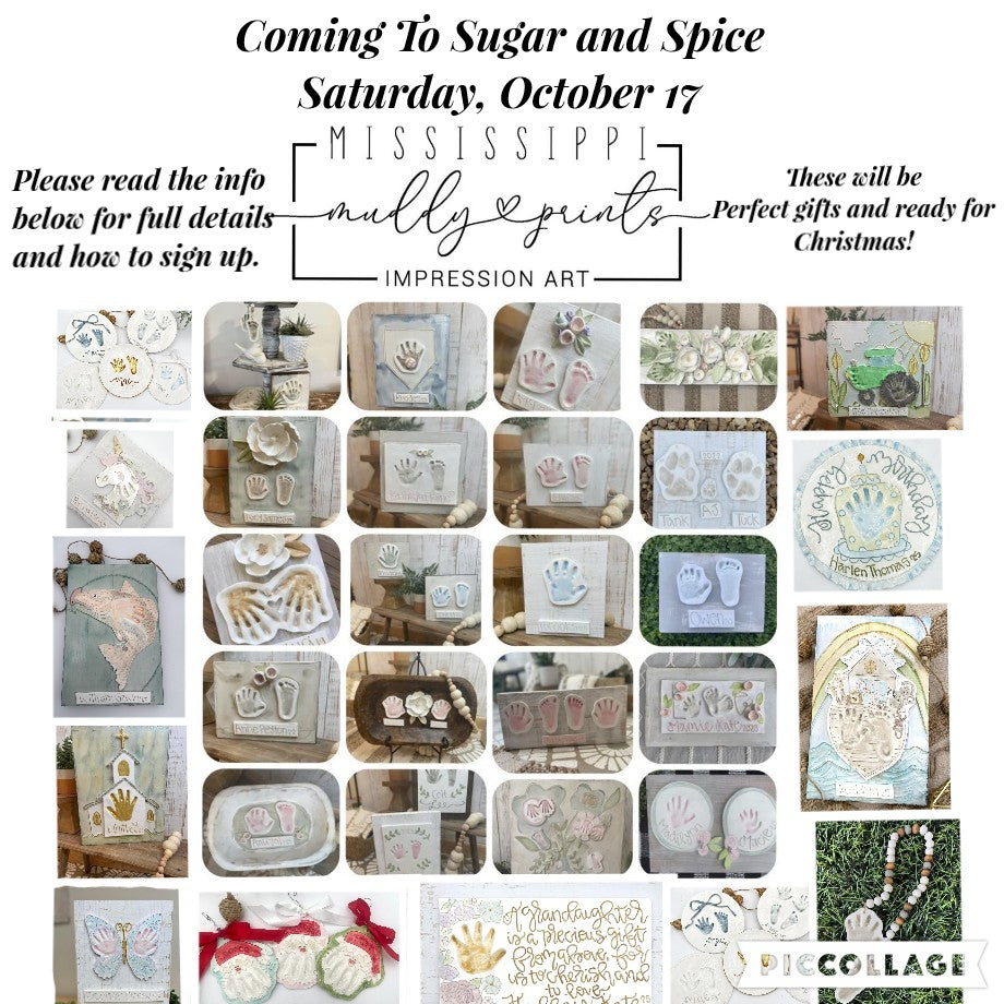 Mississippi Muddy Prints time slot DEPOSIT for October 17, 2026.