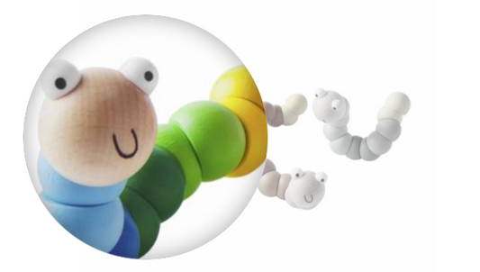wooden Wiggly Worm