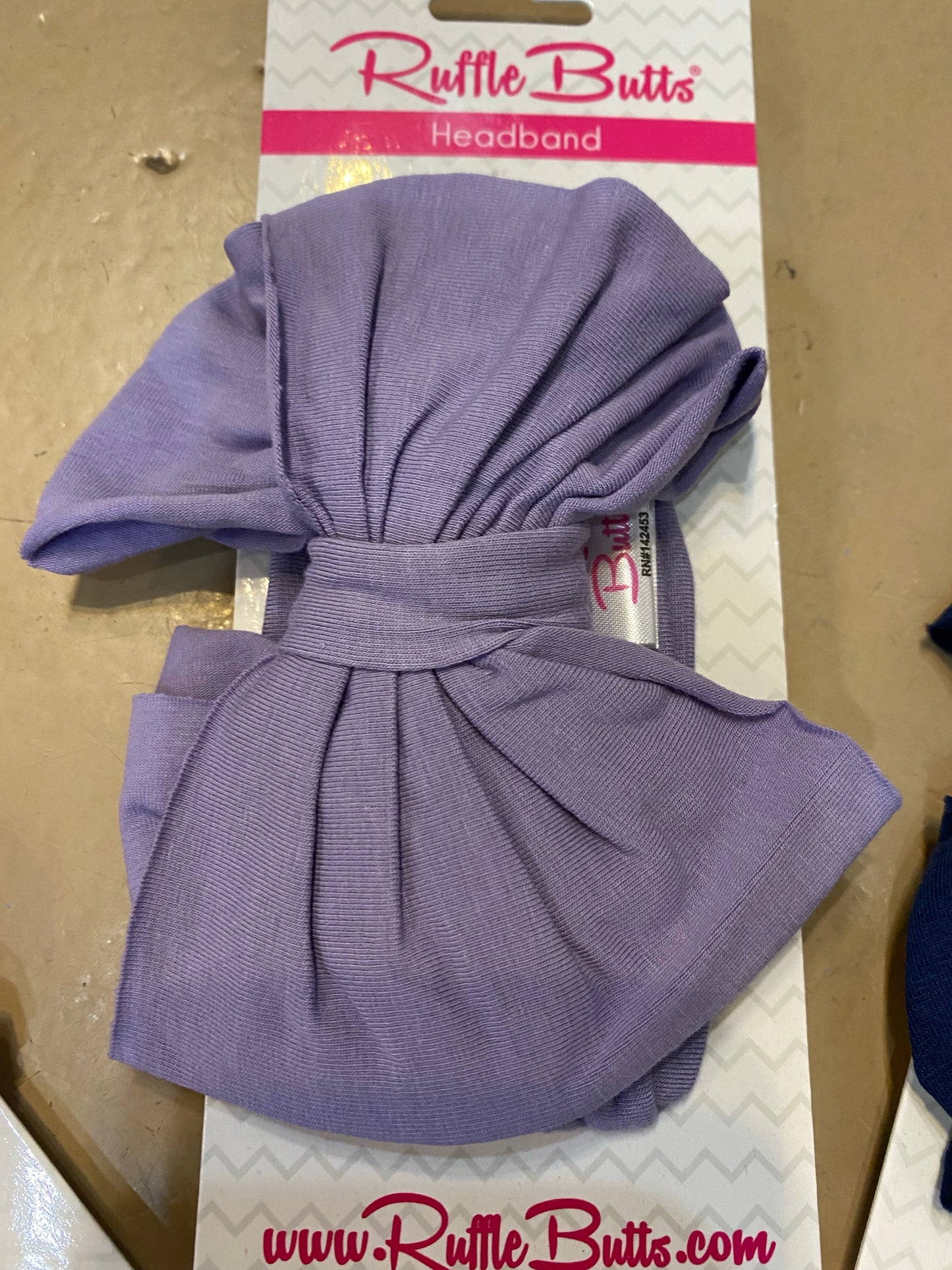 Ruffle butt headband bow