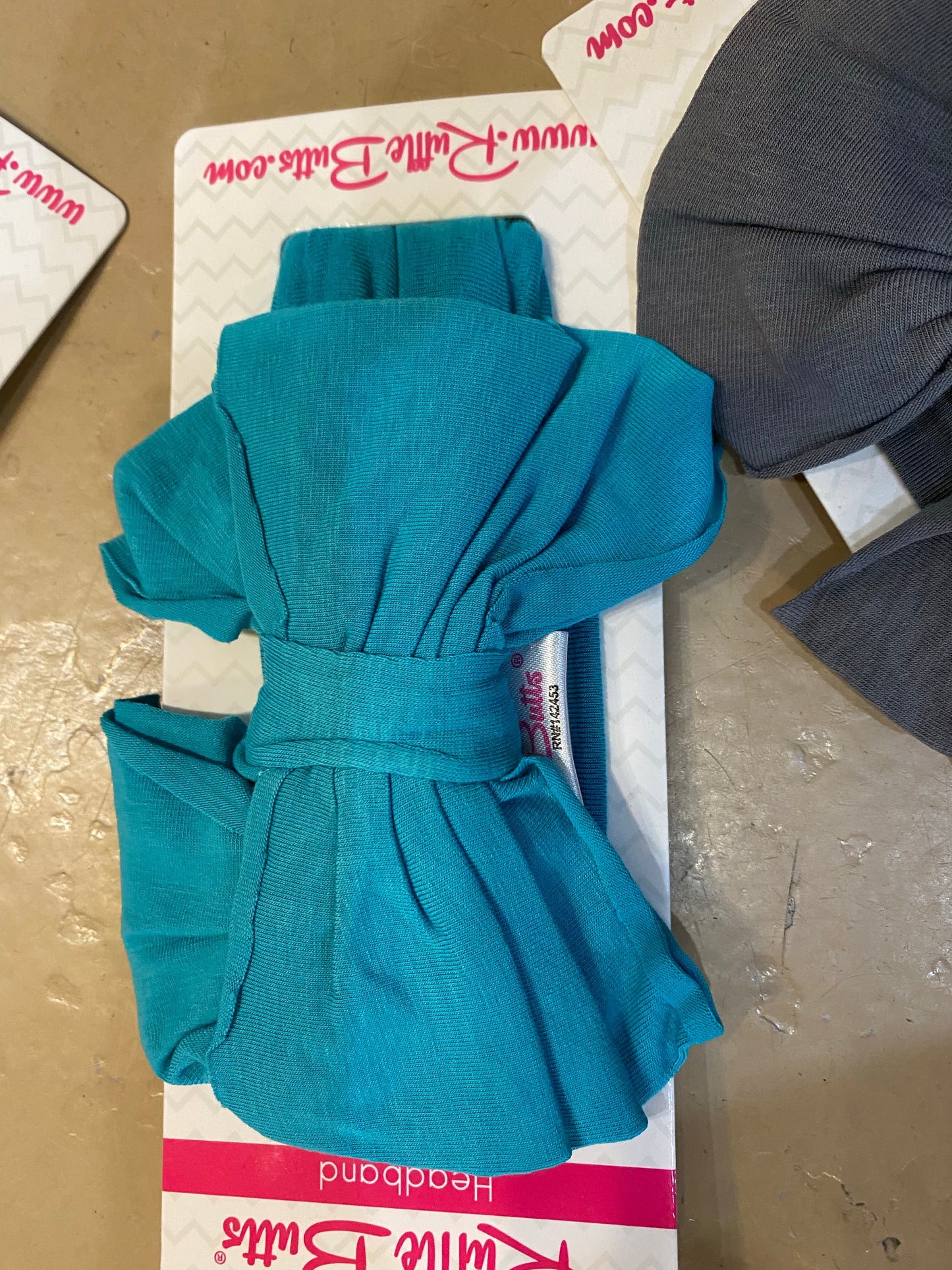 Ruffle butt headband bow
