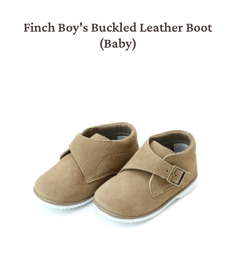 Finch Buckled Leather Boot (Baby)