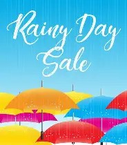 rainy day sale