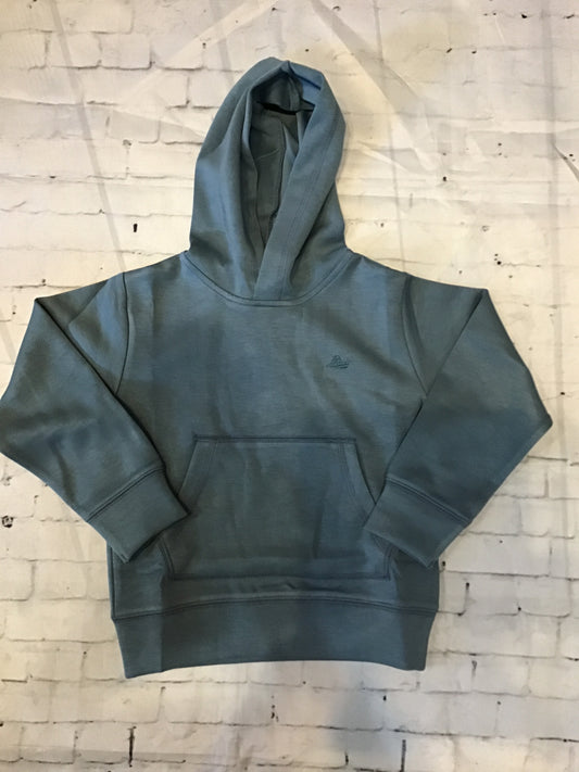 performance blue hoodie