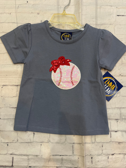 sparkle baseball t-shirt