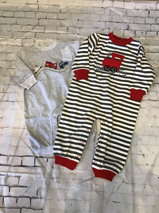 bailey boys knit rompers