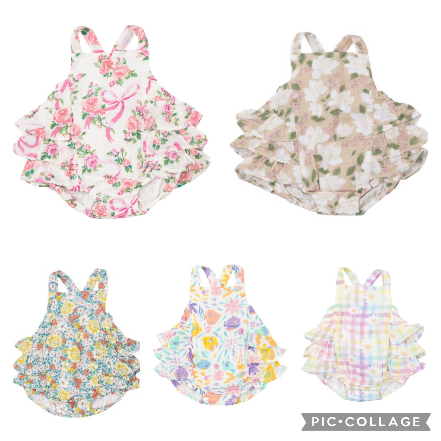 ruffle sunsuits