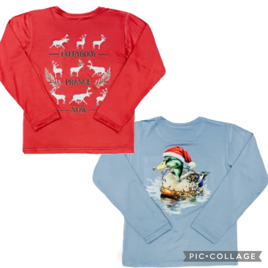 Holiday l/s shirts