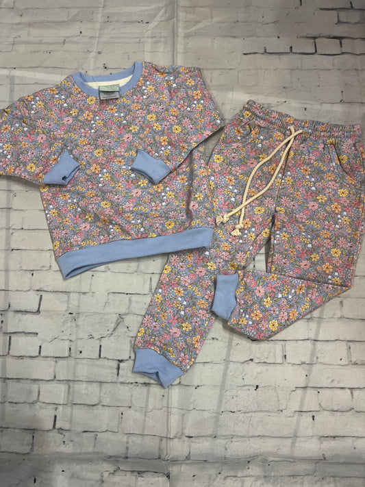 Floral jogger set