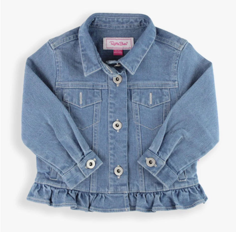 light wash denim jacket