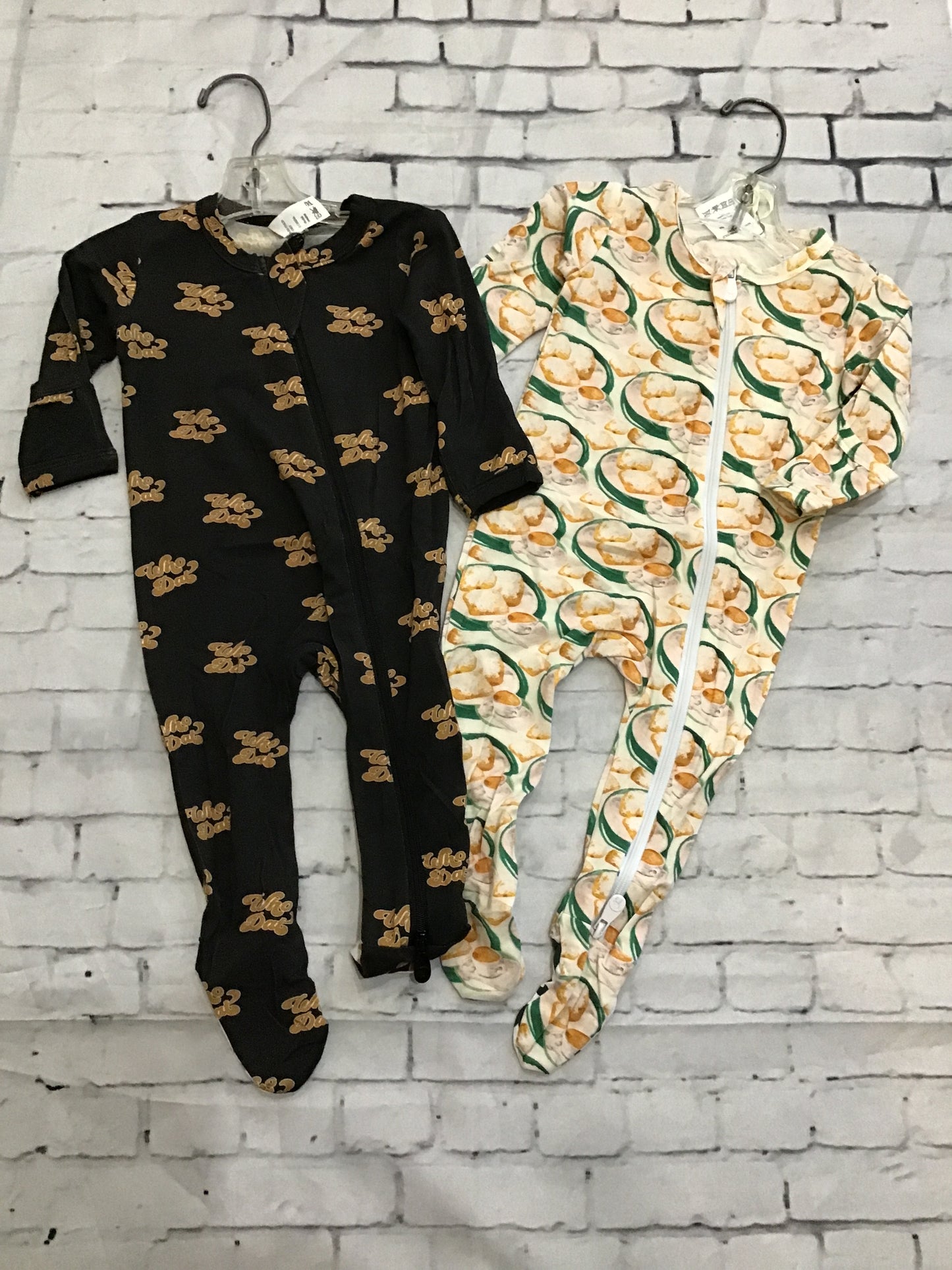 velvet fawn zipper jammies