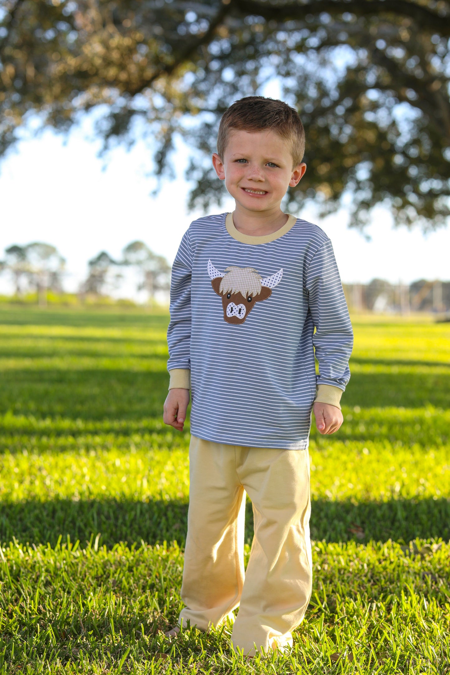 Highland cow pant set