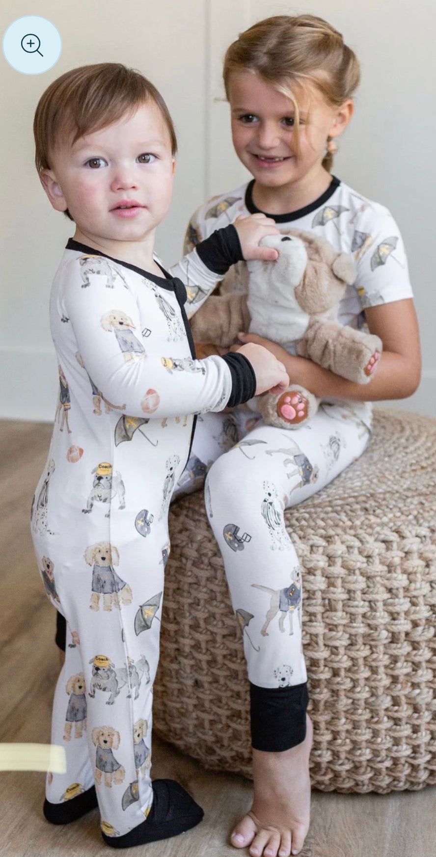 Black and gold 2 piece PJ