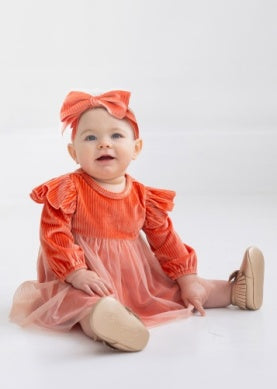 orange buttercup dress