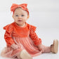 orange buttercup dress