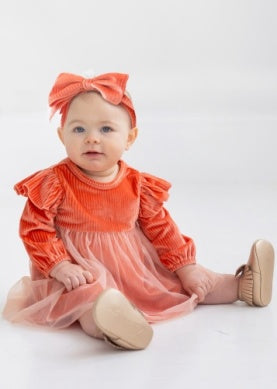 orange buttercup dress