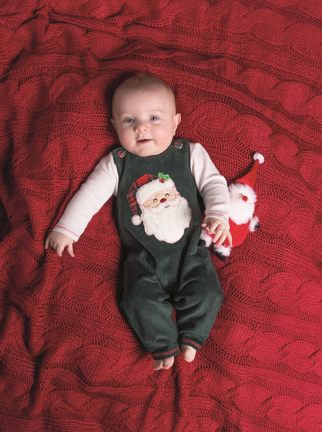 santa green cord longall