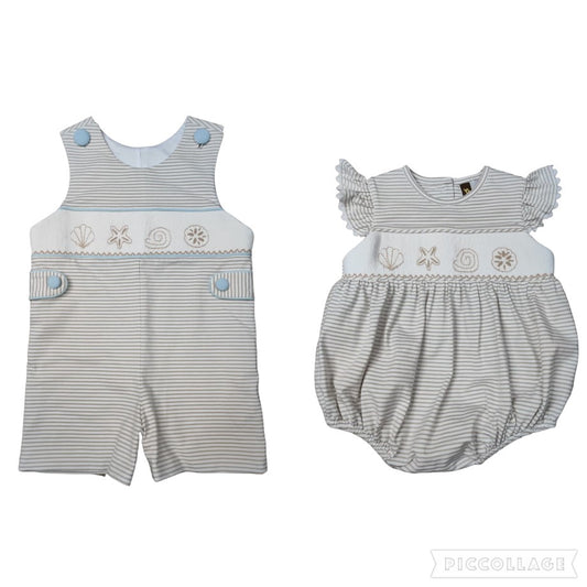 seashell smocked sets