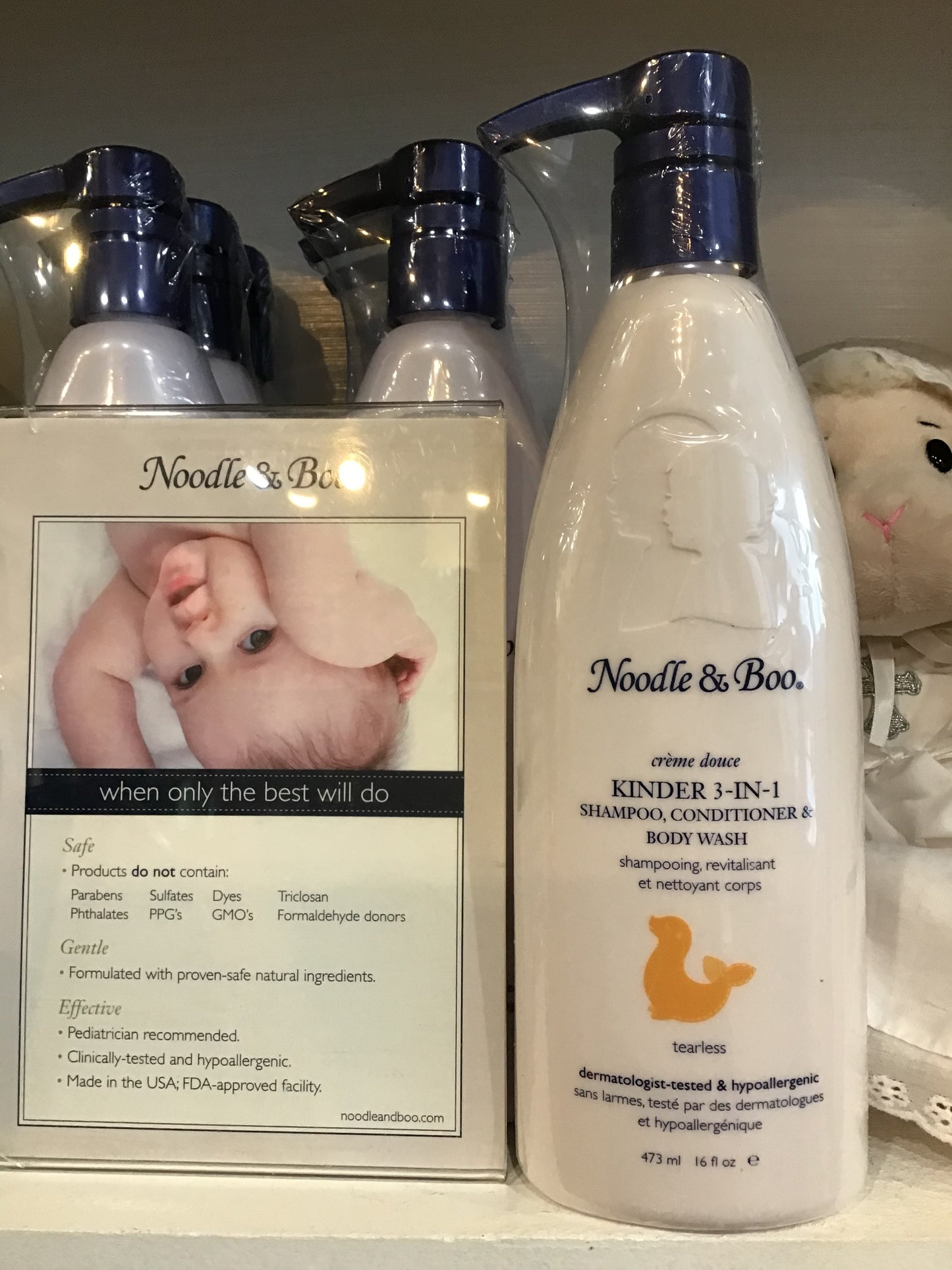 Kinder 3 in 1 shampoo/conditioner/body wash