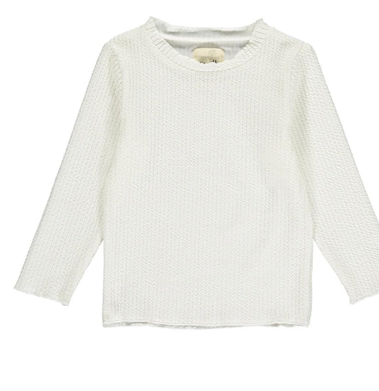 Ivory mock turtle neck