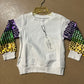 mardi gras sequin shirt