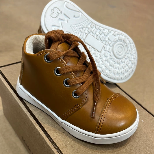 Camel mid top boot