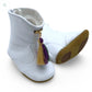 Marching boots w/interchangeable tassels