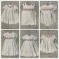 White smocked sets